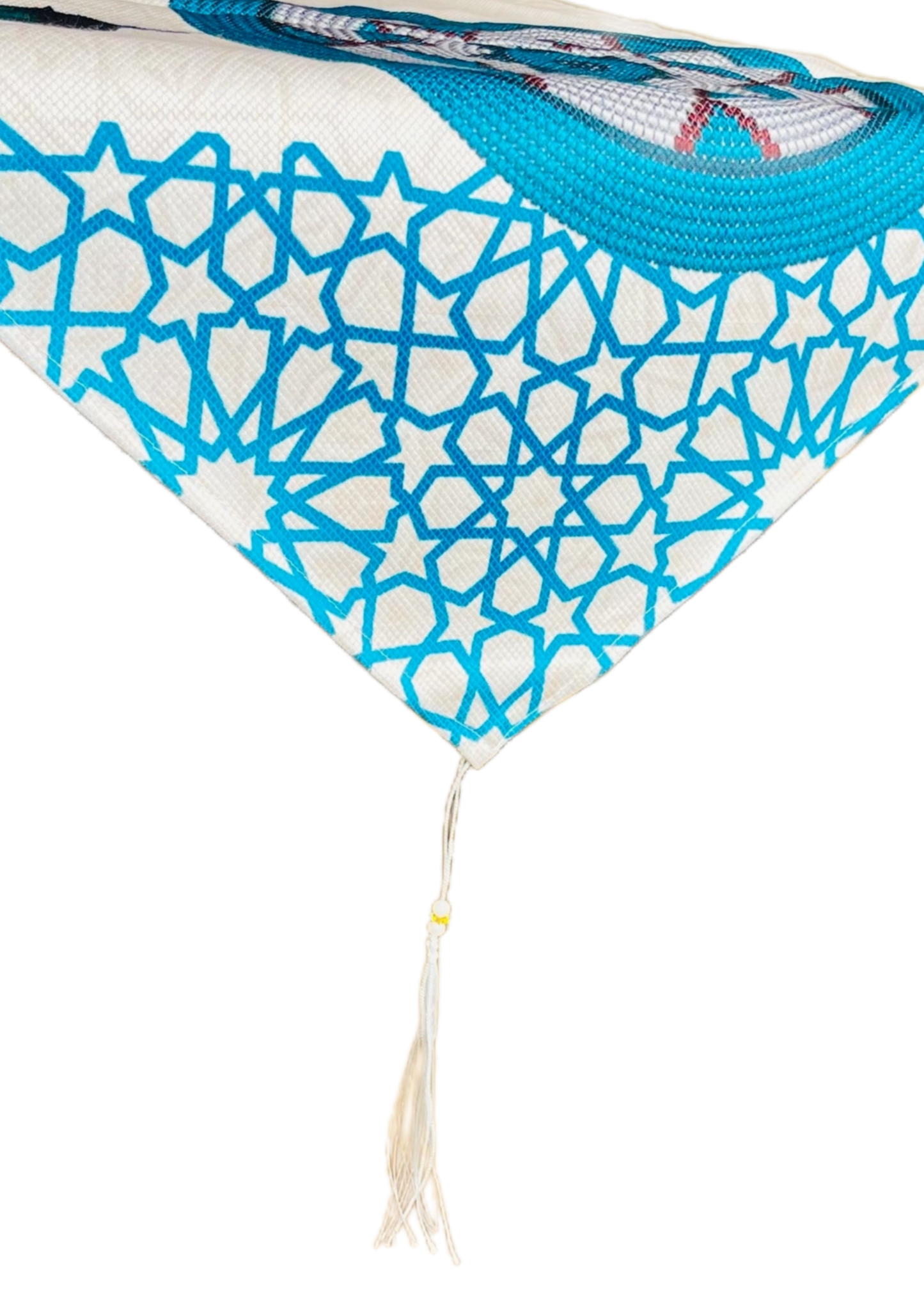 Ramadan Table Runner with Arabic Calligraphy & Geometric Patterns