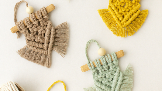 DIY Macrame Mini Wall Hanging | Easy Beginner Tutorial