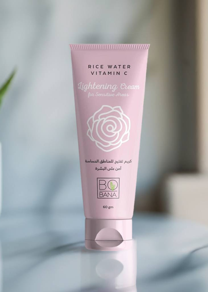 Bobana Rice Water & Vitamin C Lightening Cream for Sensitive Areas