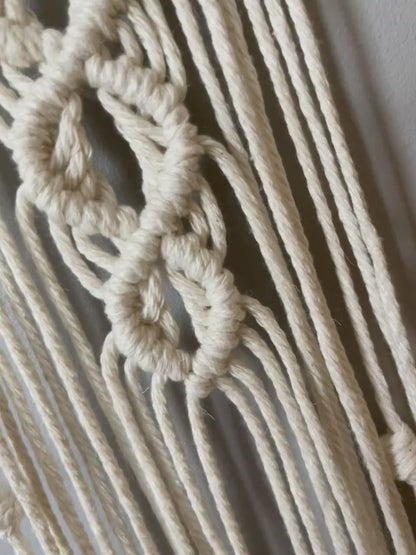 Macrame Star Wall Hanging – Handmade Boho Nursery Wall Decor